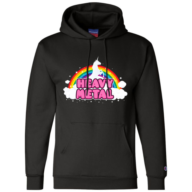 Unicorn Heavy Metal Champion Hoodie by eerikabermudez | Artistshot