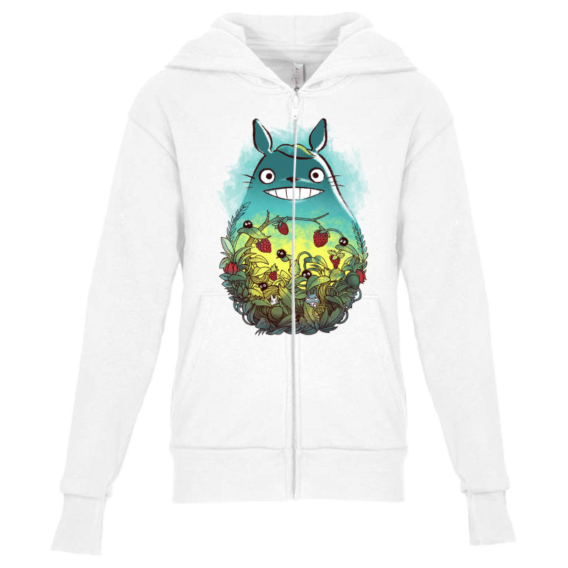 Inside The Forest Youth Zipper Hoodie by NadyaKinand | Artistshot