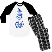 Get A Bigger Boat Men's 3/4 Sleeve Pajama Set | Artistshot