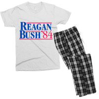 Reagan Bush 1984 Men's T-shirt Pajama Set | Artistshot