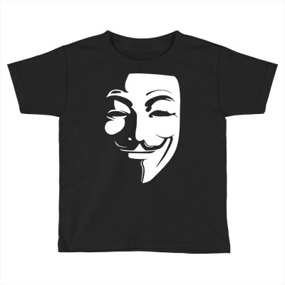 Guy Fawkes Anonymous Mask 2018 Toddler T-shirt Designed By Donart