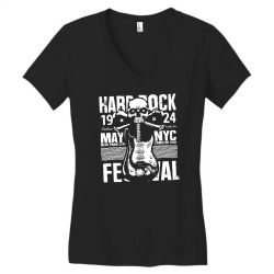 hard rock festival Women's V-Neck T-Shirt | Artistshot