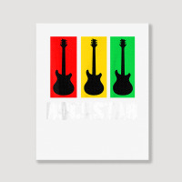 Rockstar Kids Tshirt Vintage Guitar Tshirt Portrait Canvas Print | Artistshot