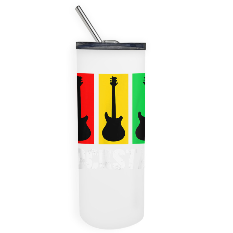 Rockstar Kids Tshirt Vintage Guitar Tshirt Skinny Tumbler | Artistshot