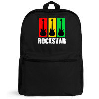 Rockstar Kids Tshirt Vintage Guitar Tshirt Backpack | Artistshot