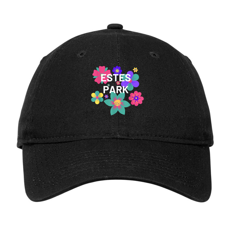 Estes Park Souvenir Floral Overlay For Women And Kids T Shirt Adjustable Cap by harmanyuan | Artistshot