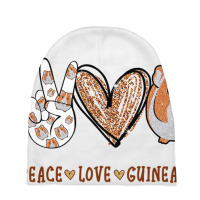 Peace Love Guin.ea Pigs Gift For Gui.ne.a Lover T Shirt Baby Beanies | Artistshot