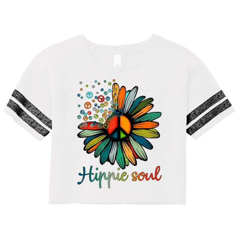 Daisy Peace Sign Hippie Soul Tshirt Flower Lovers Gifts T Shirt Scorecard Crop Tee by good0396 | Artistshot