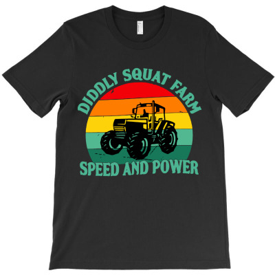 Speed And Power Tractor T-shirt Designed By Shannon J Spencer