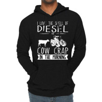 Farmer Funny Cow Farmer Rasing Cattle Dairy Farming Tractor Lightweight Hoodie | Artistshot