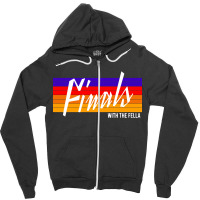 Finals With The Fellas Basketball Zipper Hoodie | Artistshot