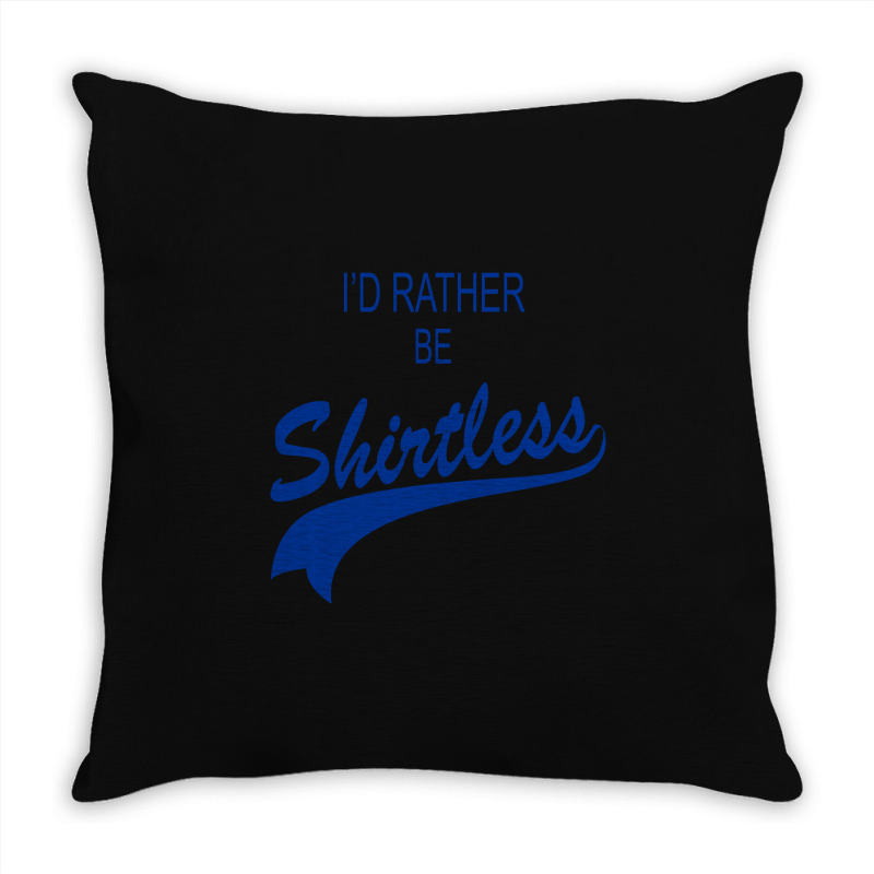 Shirtless Throw Pillow | Artistshot