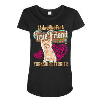 Yorkshire Terrier Owner Gift Yorkshire T  Shirt E N T  Shirt Maternity Scoop Neck T-shirt | Artistshot