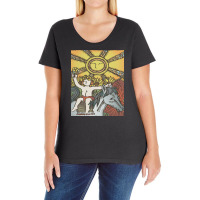 The Sun Tarot Ladies Curvy T-shirt | Artistshot