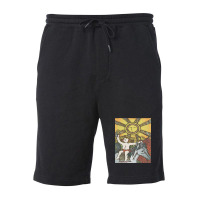 The Sun Tarot Fleece Short | Artistshot