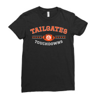 Tailgate Football Party Gear Game Day Coach Touchdown Gifts T Shirt Ladies Fitted T-shirt | Artistshot