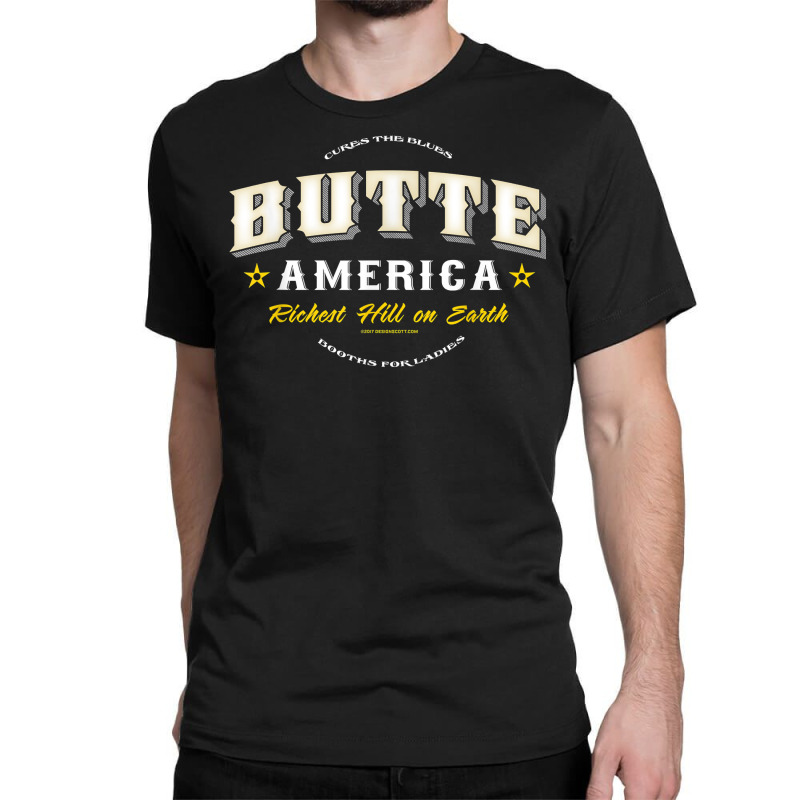 Butte America Montana T Shirt Copper Miner Mining Classic T-shirt | Artistshot