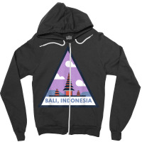 Bali Indonesia Triangular Triangle Building Background T Shirt Zipper Hoodie | Artistshot