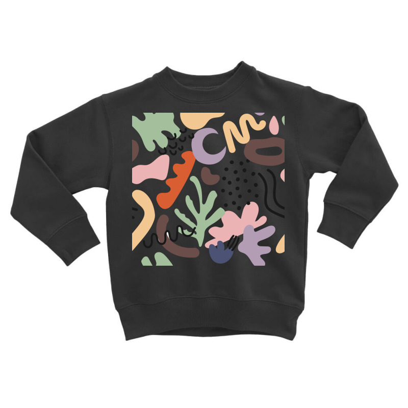 Various Colorful Shapes And Doodle Objects Toddler Sweatshirt | Artistshot