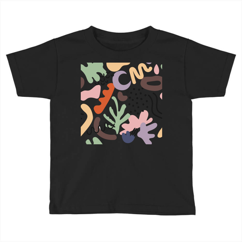 Various Colorful Shapes And Doodle Objects Toddler T-shirt | Artistshot