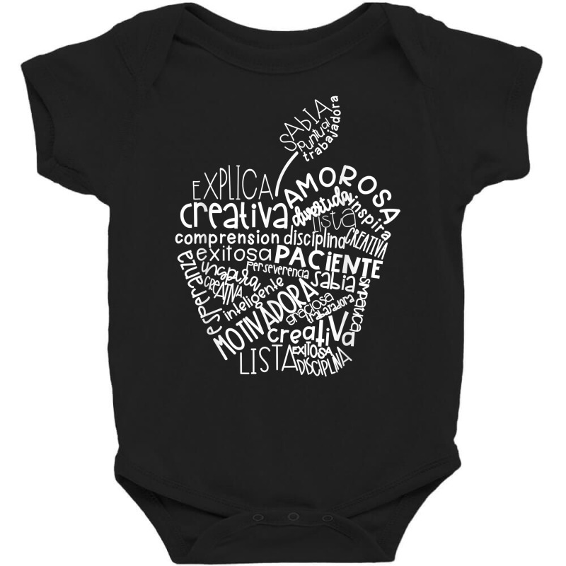 Spanish Bilingual Maestra Teacher Gift T Shirt Baby Bodysuit by manviwadlington | Artistshot