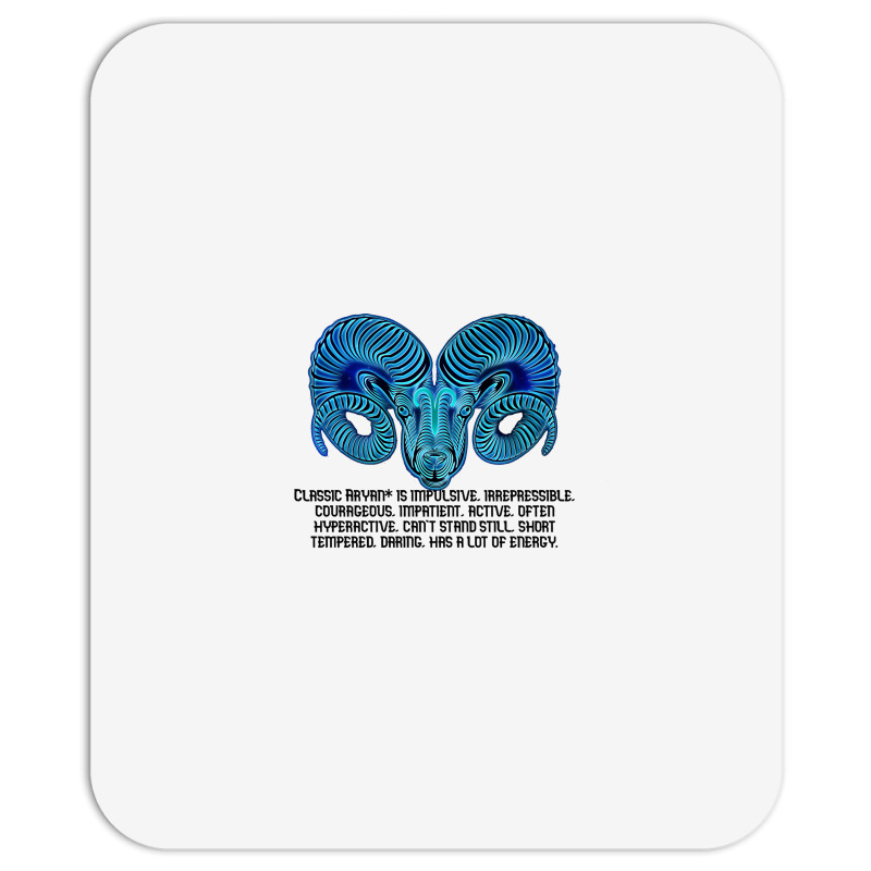 Zodiac Sign Of Aries Astrology Mousepad | Artistshot