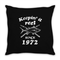 Fishing 50th Birthday Funny Fishings 50 Year Old Throw Pillow | Artistshot