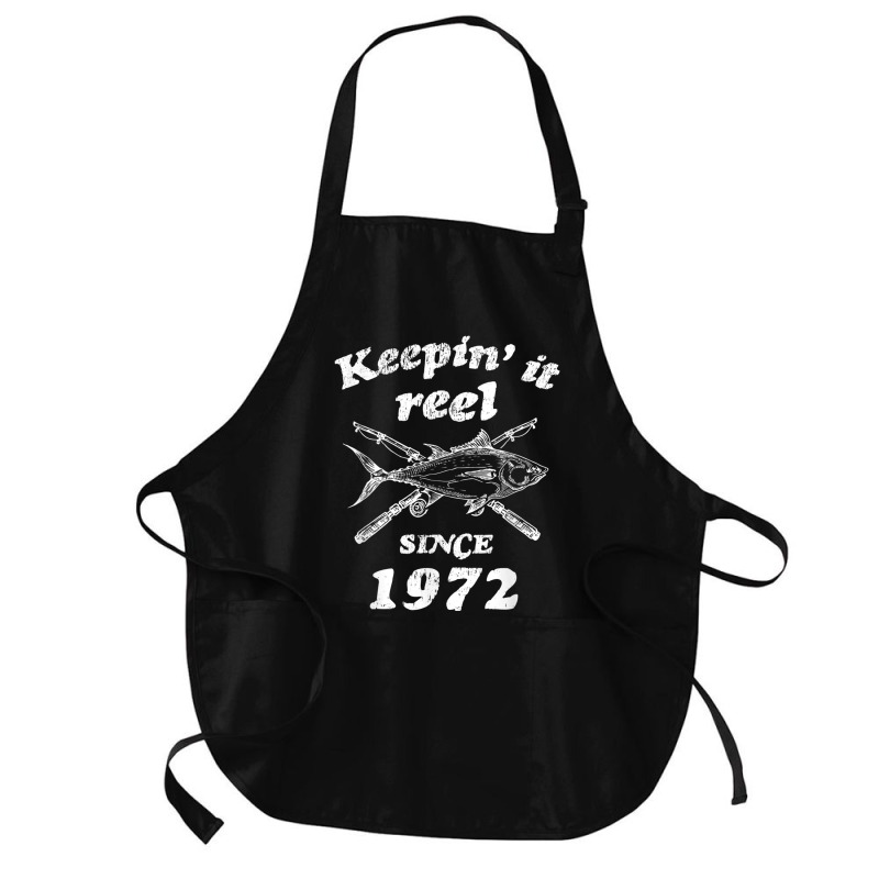 Fishing 50th Birthday Funny Fishings 50 Year Old Medium-length Apron | Artistshot