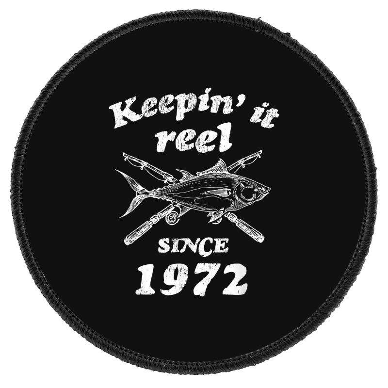 Fishing 50th Birthday Funny Fishings 50 Year Old Round Patch | Artistshot