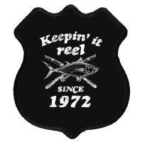 Fishing 50th Birthday Funny Fishings 50 Year Old Shield Patch | Artistshot