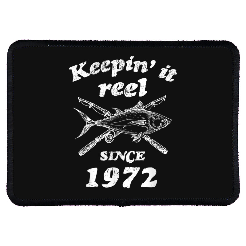 Fishing 50th Birthday Funny Fishings 50 Year Old Rectangle Patch | Artistshot