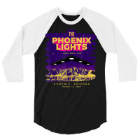 The Phoenix Lights Alien Believer Spaceship Ufo Men & Women T Shirt 3/4 Sleeve Shirt | Artistshot