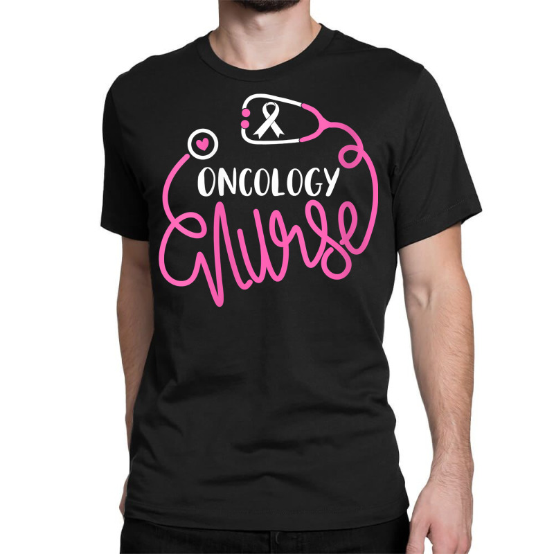 Womens Oncology Nurse Rn   Cancer Awareness Oncologist Nursing V Neck Classic T-shirt by rainandehay | Artistshot