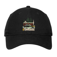 Fishing Camping Fishing In Tennessee Nature Tennessee Fishing Adjustable Cap | Artistshot