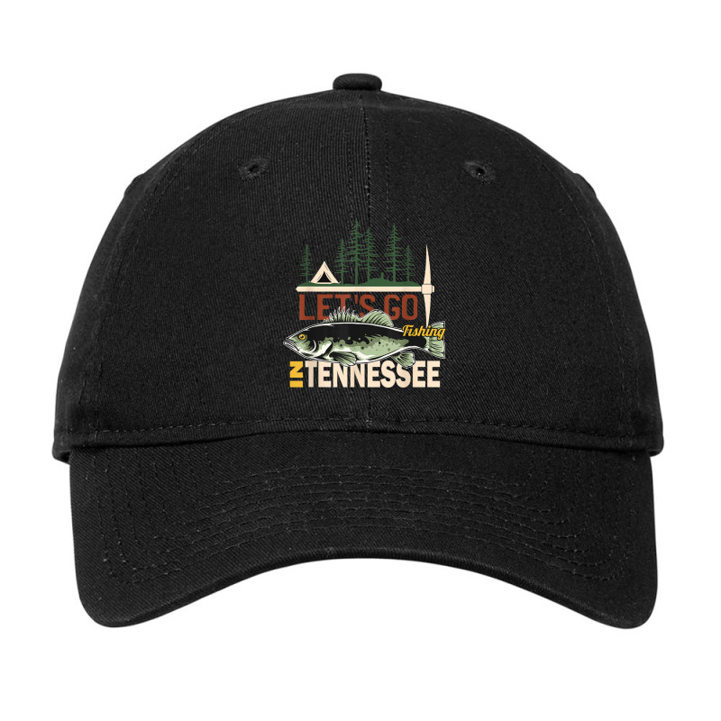 Fishing Camping Fishing In Tennessee Nature Tennessee Fishing Adjustable Cap by urethrapricey | Artistshot