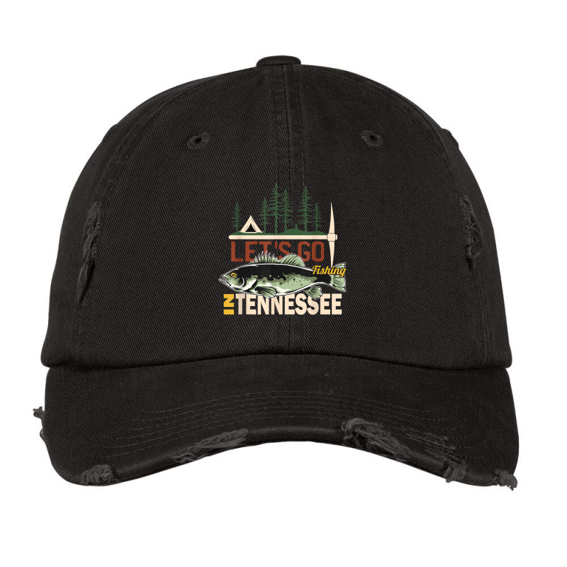 Fishing Camping Fishing In Tennessee Nature Tennessee Fishing Vintage Cap by urethrapricey | Artistshot