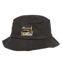 Fishing Camping Fishing In Tennessee Nature Tennessee Fishing Bucket Hat | Artistshot