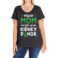 Womens Organ Donation Design For Your Kidney Donor Mom T Shirt Ladies Curvy T-shirt | Artistshot