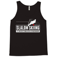 Funny Slalom Waterskiing Wakeboard Ski Vintage Style Gift Premium T Sh Tank Top | Artistshot