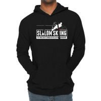 Funny Slalom Waterskiing Wakeboard Ski Vintage Style Gift Premium T Sh Lightweight Hoodie | Artistshot