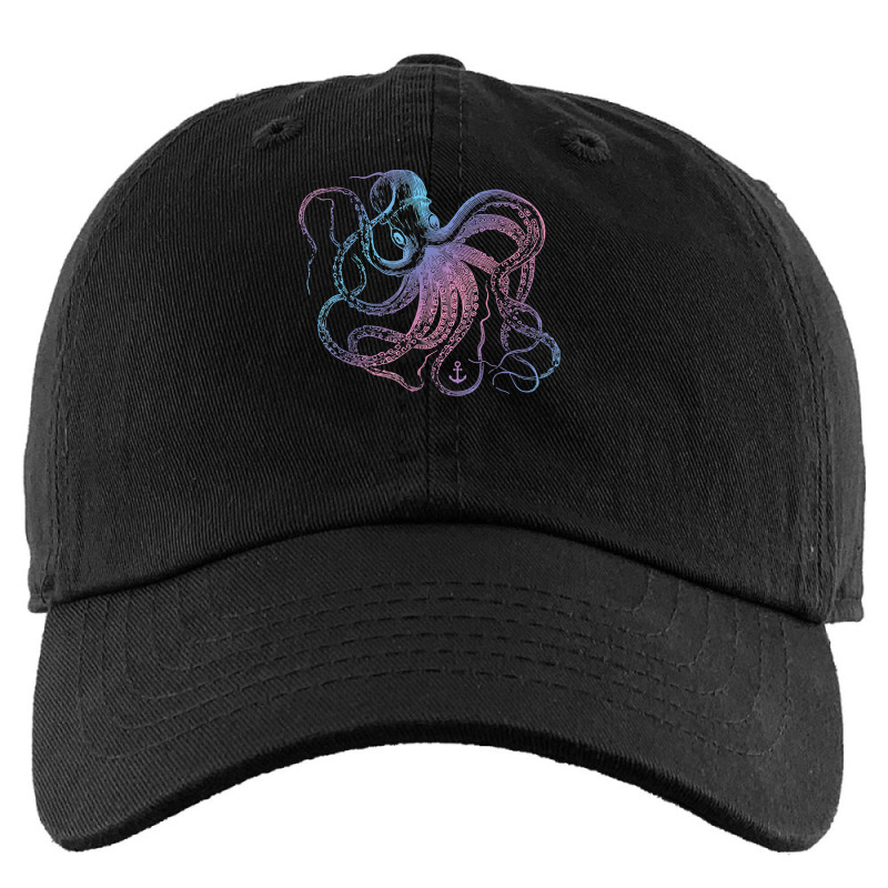 Octopus Shirt Cool Vintage Marine Biologist Ocean Sea Life 1 T Shirt Kids Cap | Artistshot