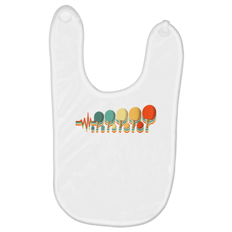 Womens Ping Pong Heartbeat Tshirt, Ping Pong For Kids, Ping Pong V Nec Baby Bibs by rainandehay | Artistshot