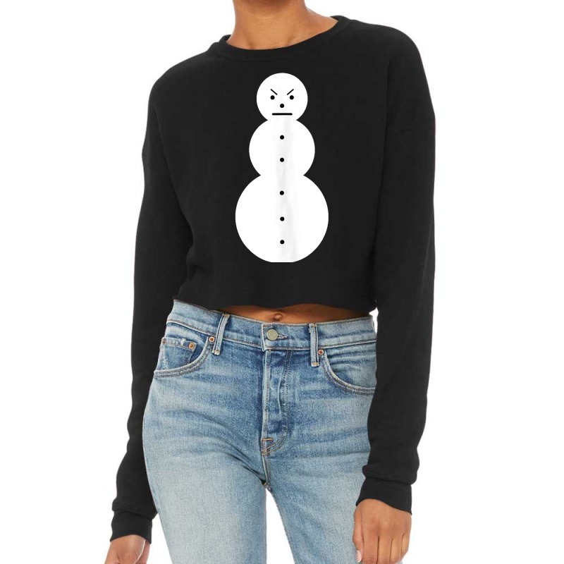 Jeezy Snowman Funny Santa Snowman Christmas Tank Top Cropped