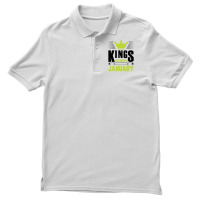 Kings Are Born In January Men's Polo Shirt | Artistshot