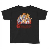 Thundercats Group Retro Sunset Pullover Hoodie Toddler T-shirt | Artistshot