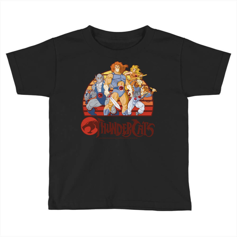 Thundercats Group Retro Sunset Pullover Hoodie Toddler T-shirt by norhannuchols | Artistshot