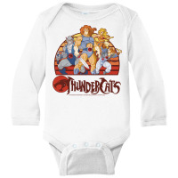 Thundercats Group Retro Sunset Pullover Hoodie Long Sleeve Baby Bodysuit | Artistshot