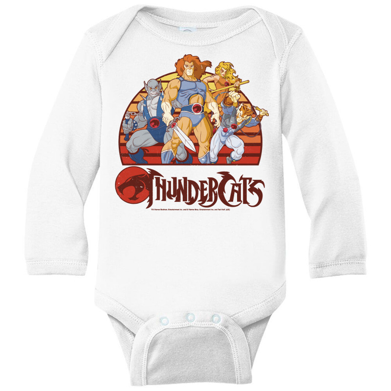 Thundercats Group Retro Sunset Pullover Hoodie Long Sleeve Baby Bodysuit by norhannuchols | Artistshot