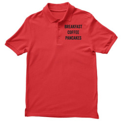 breakfast coffee pancakes Men's Polo Shirt | Artistshot