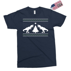 T-Rex Dinosaur Christmas Sweater Exclusive T-shirt | Artistshot